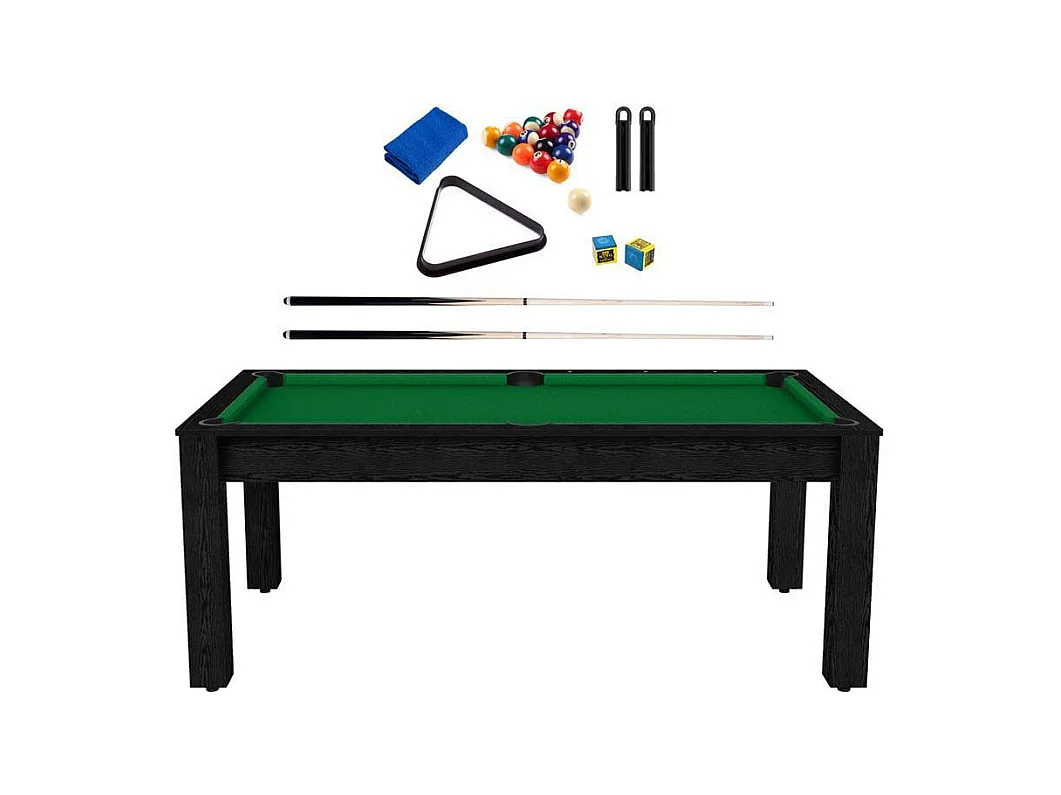 Billard convertible table 8 personnes Arizona + pack d'accessoires