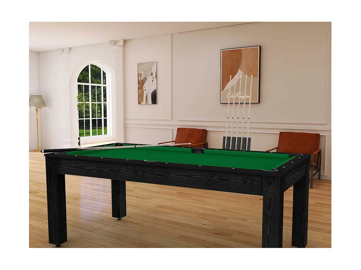 Billard convertible table 8 personnes Arizona + pack d'accessoires
