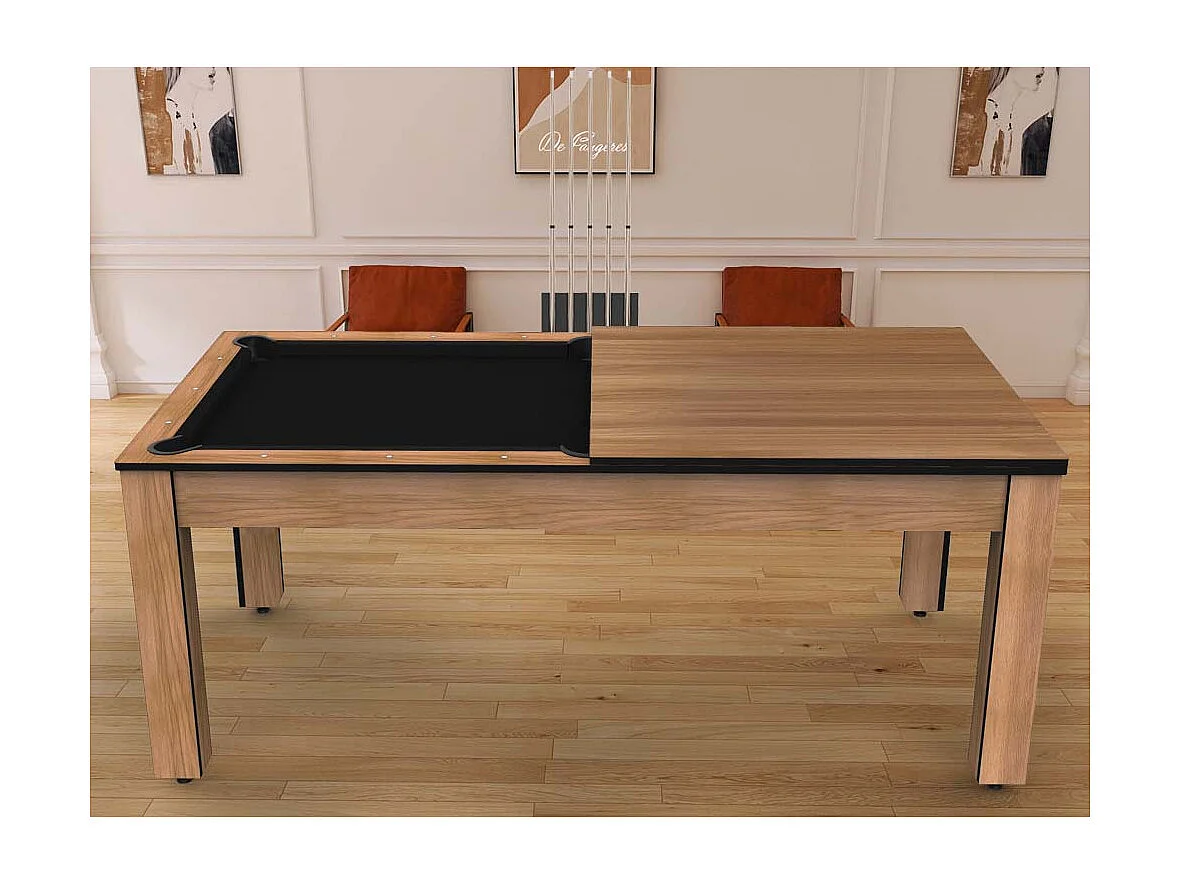 Billard convertible table 8 personnes Arizona + pack d'accessoires