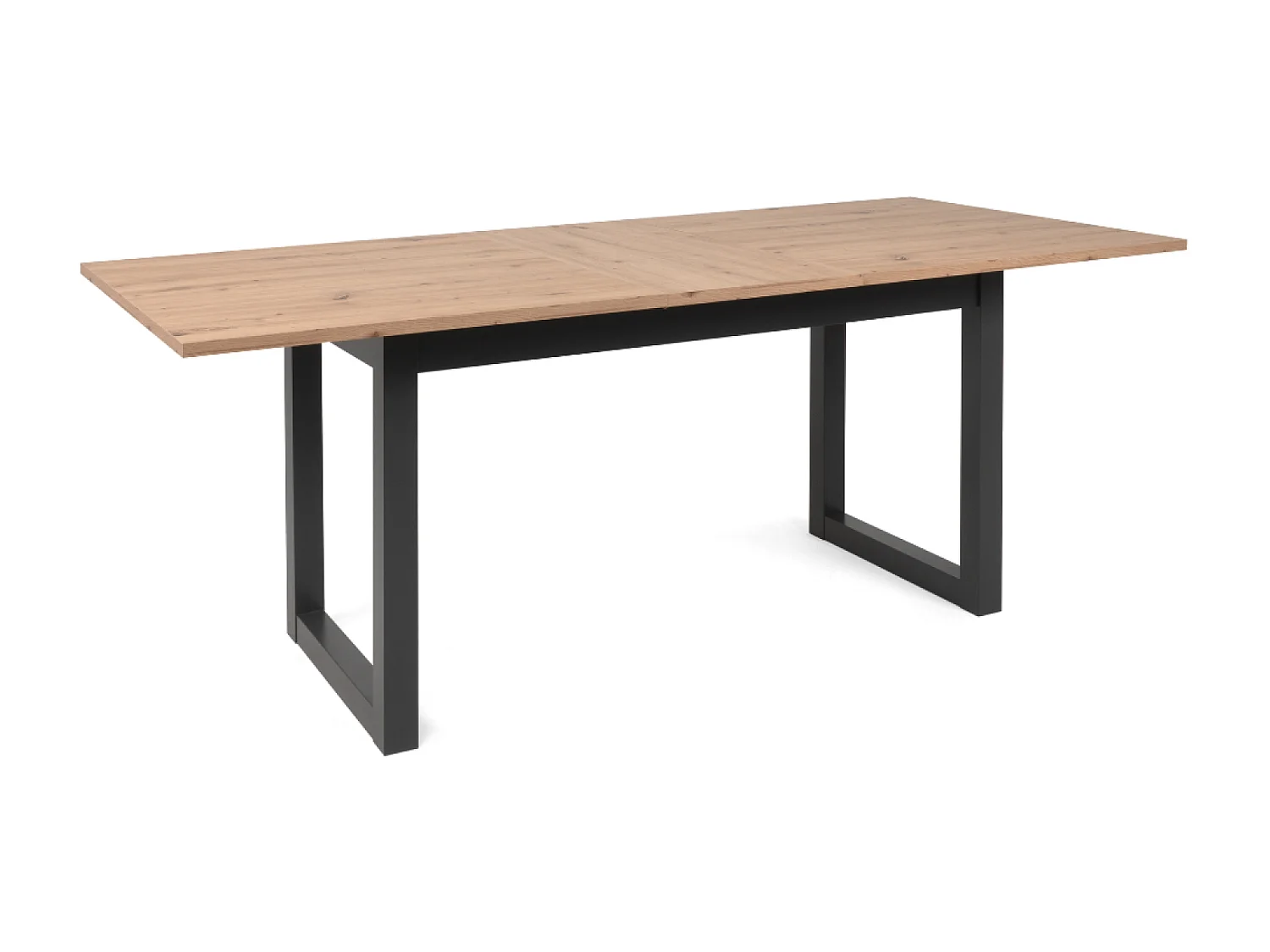 Table à manger industrielle en bois extensible 10 personnes KOTOR