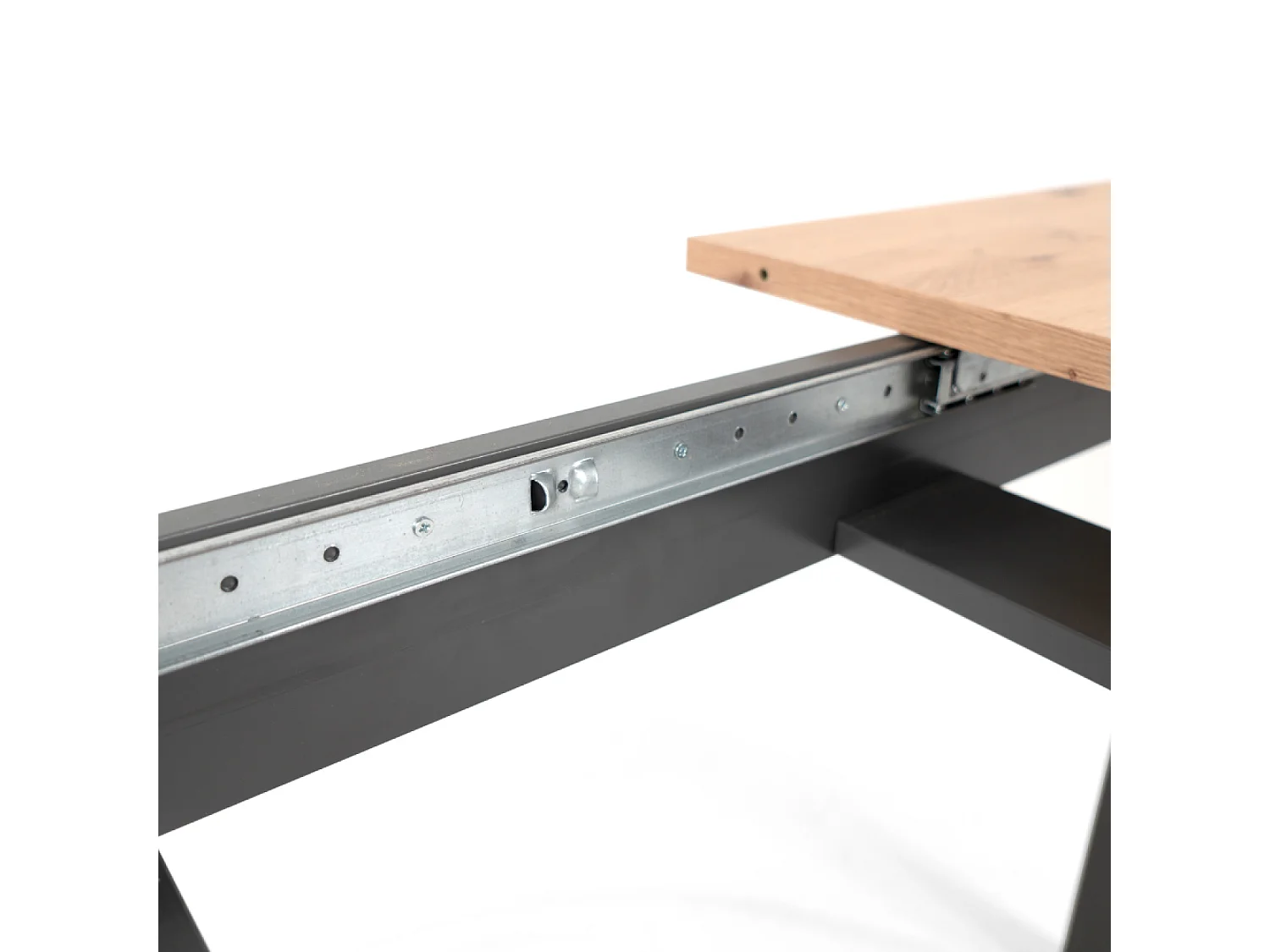 Table à manger industrielle en bois extensible 10 personnes KOTOR