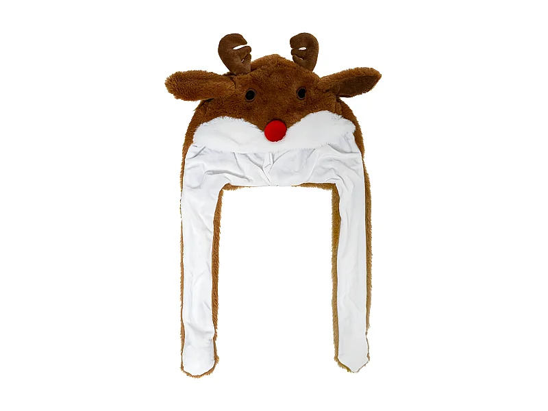 Chapeau de Noël "Oreilles de Renne" 62cm Naturel