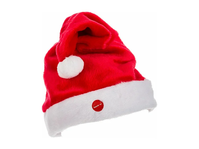 Chapeau de Noël "Fun Mouvement" 41cm Rouge