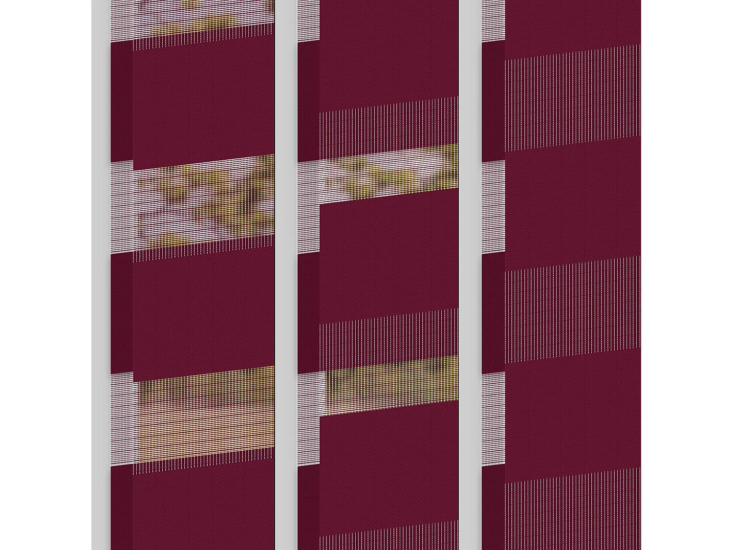 Toldo doble burdeos, 110x150 cm, Klemmfix sin taladrar ECD Germany