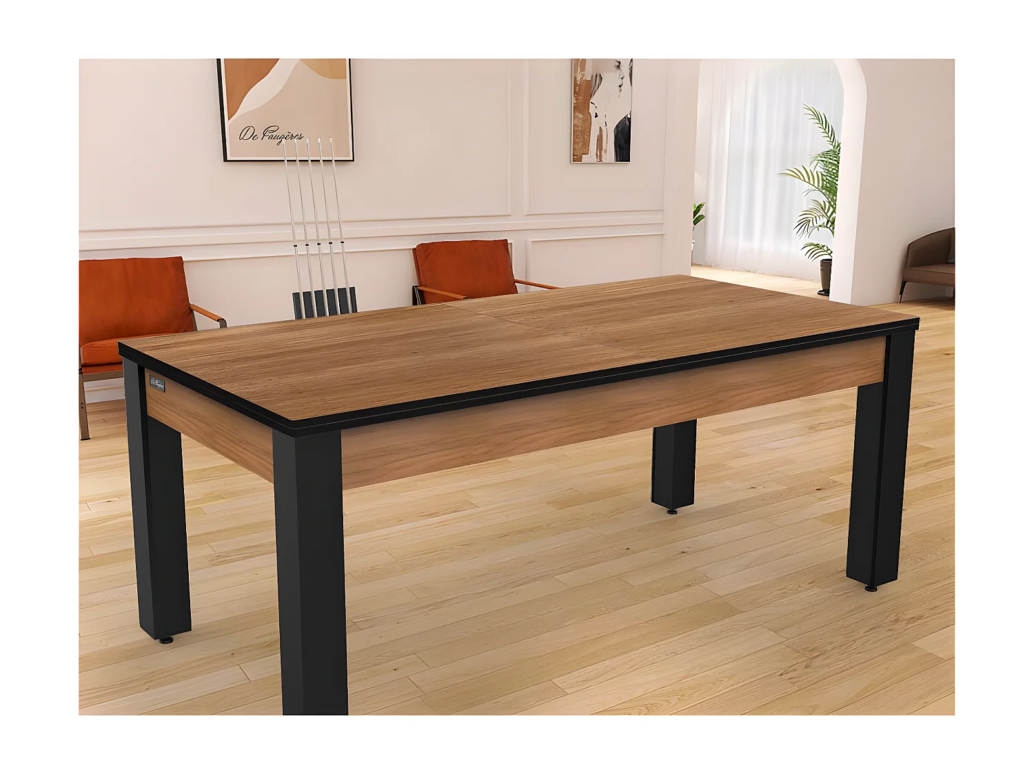 Billard convertible table 8 personnes Arizona + plateau dinatoire