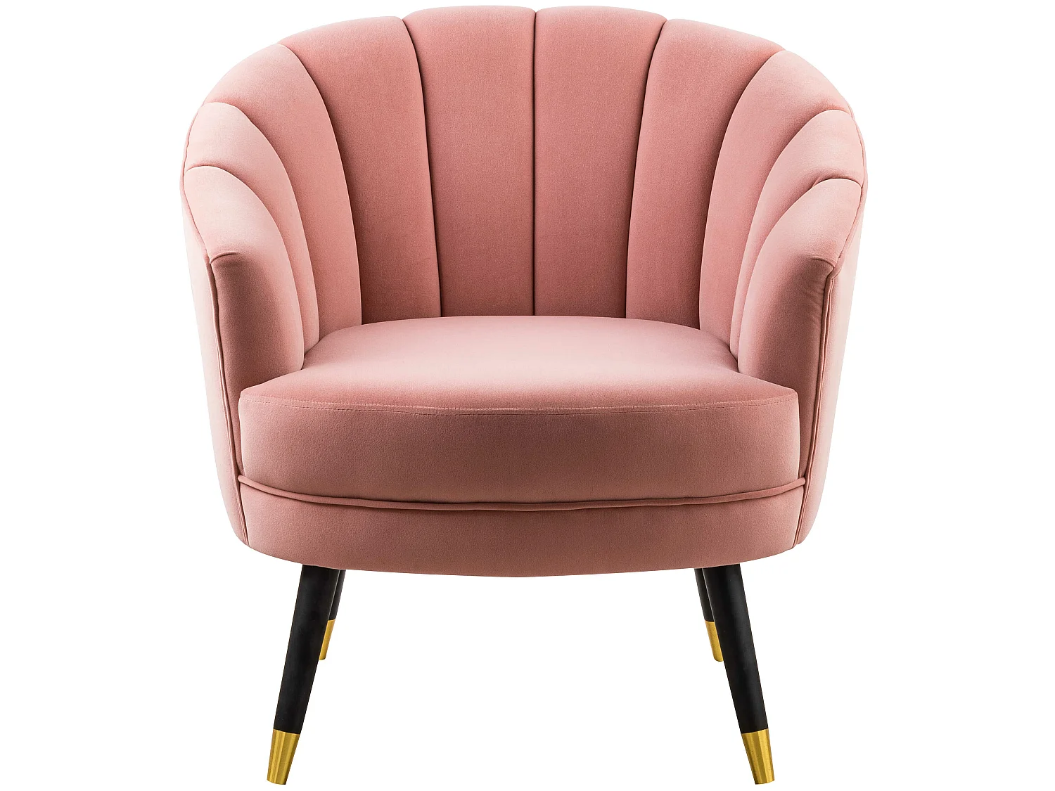 Fauteuil Plam/revêtement en tissu/rose