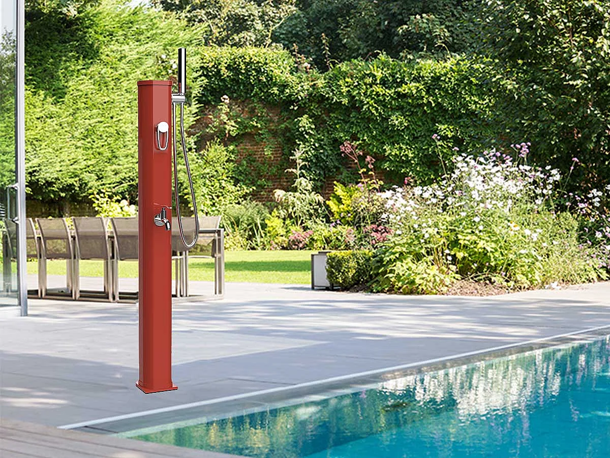 Douche solaire 20 L Jolly Go Terracotta - Formidra