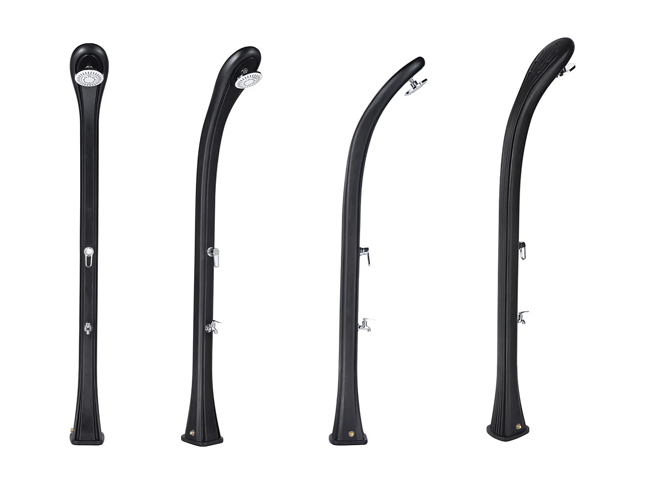 Douche solaire 28 L So Happy Anthracite - Formidra