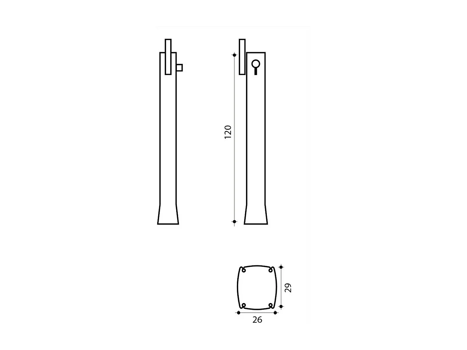 Douche solaire 23 L Happy Go Bleue - Formidra