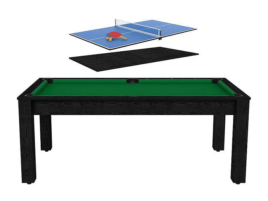 Billard convertible table 8 personnes Arizona + plateau 2 en 1 dinatoire et ping pong