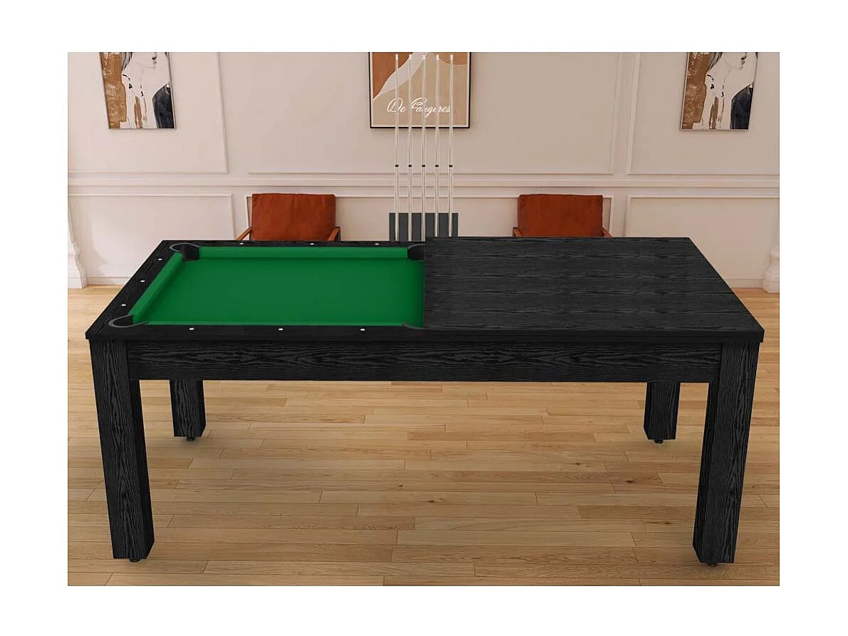 Billard convertible table 8 personnes Arizona + plateau 2 en 1 dinatoire et ping pong
