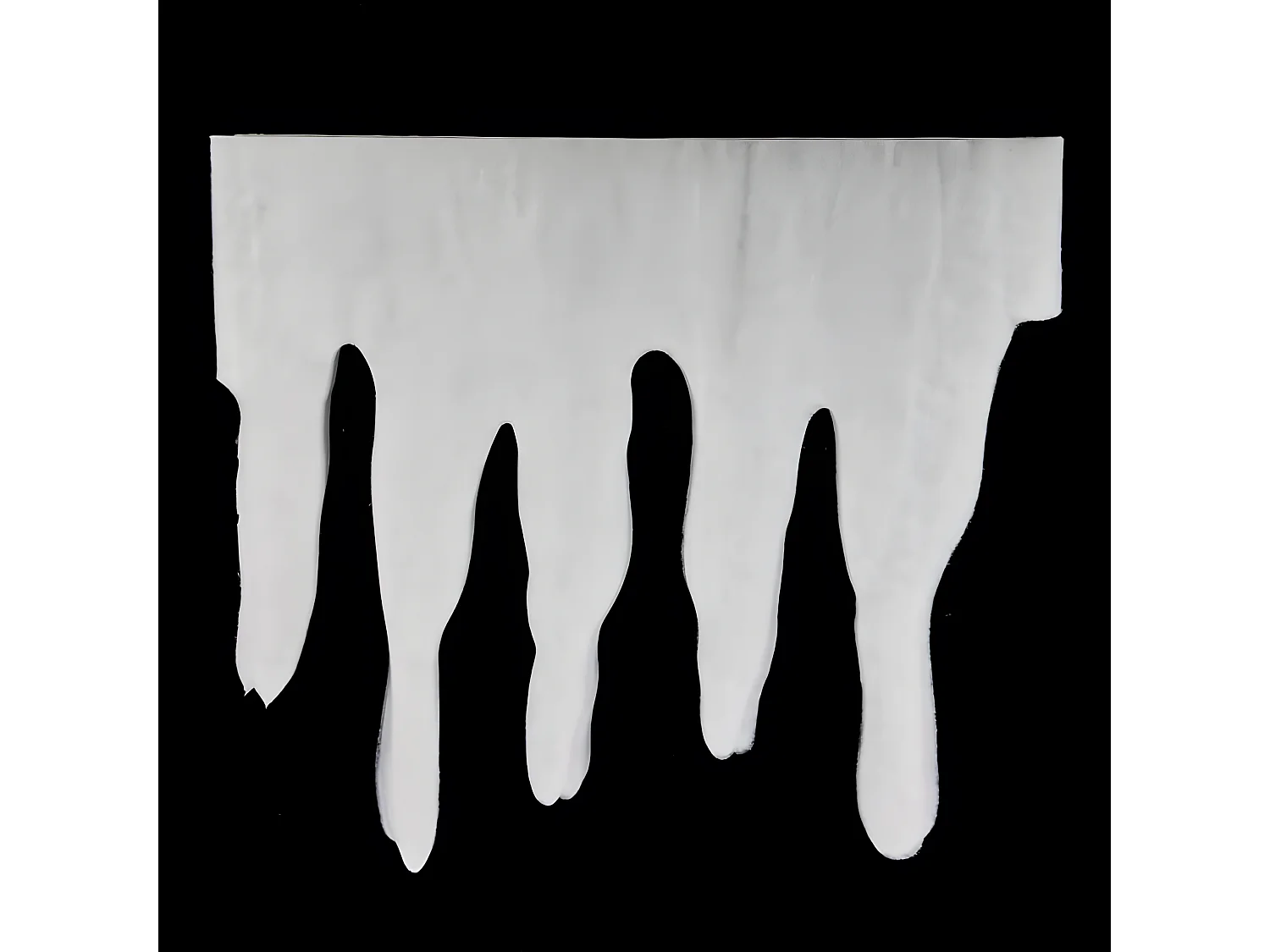 Coulée de Neige Ouate "Manteau" 200cm Blanc