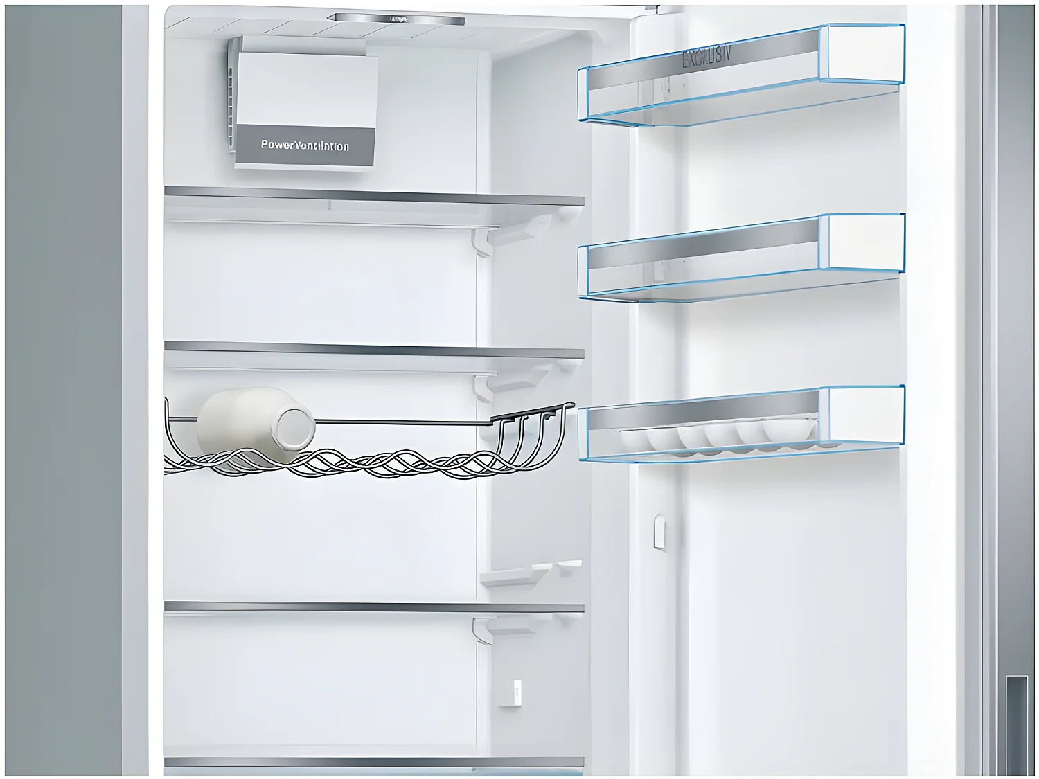 Réfrigérateurs combinés 343L Froid Statique BOSCH 60cm C, KGE39ALCA