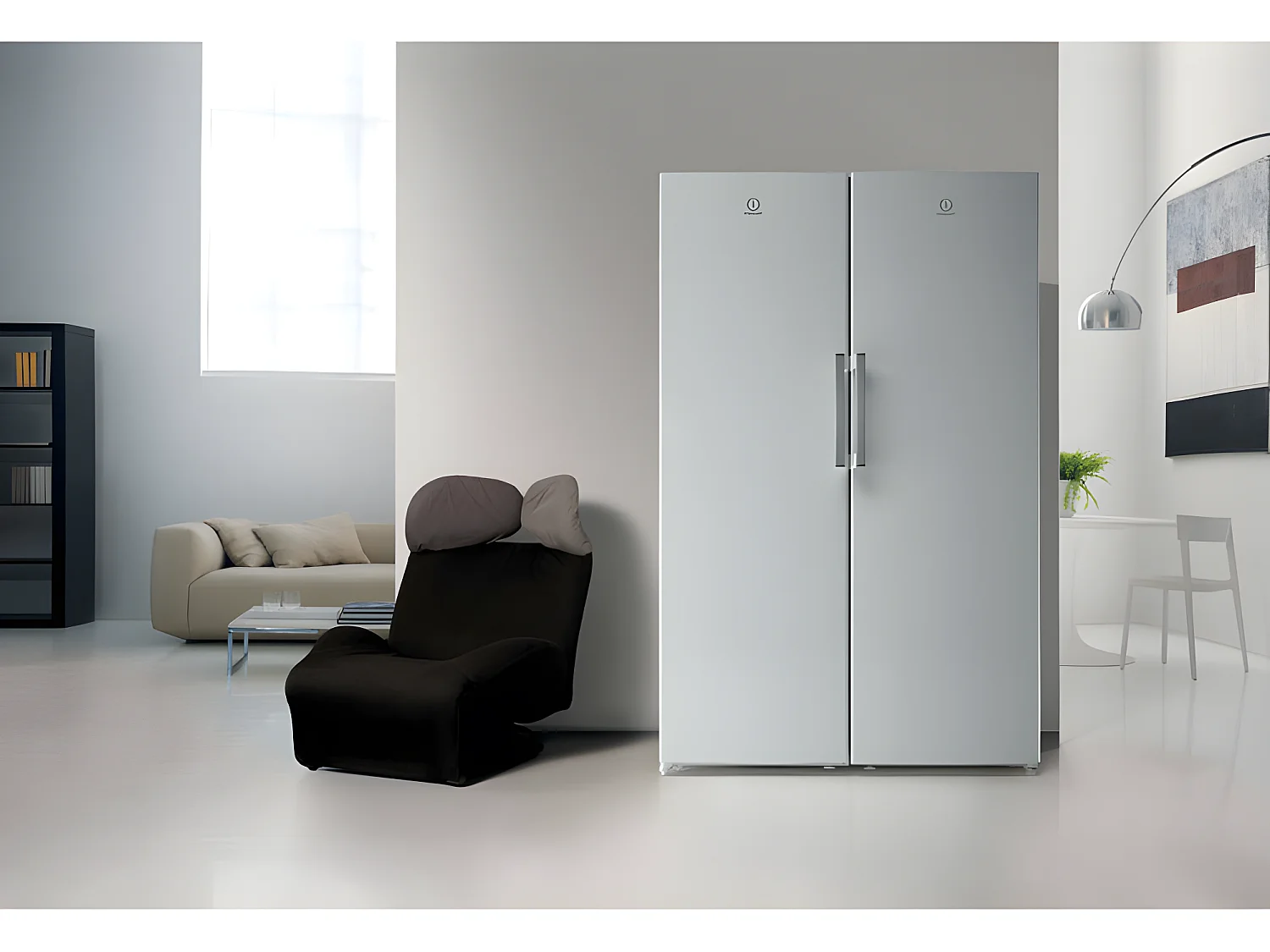 Réfrigérateurs 1 porte 263L Froid Statique INDESIT 59.5cm F, SI41W1/1