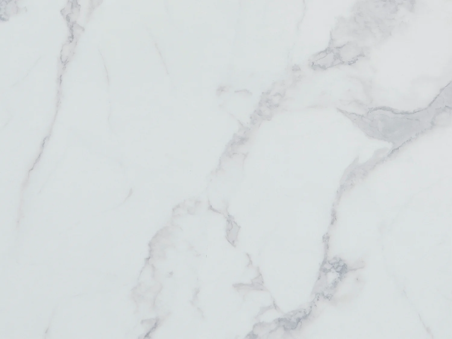 Utdragbart matbord för 4 till 8 personer i MDF och stål - Vit marmoreffekt och guld - KOMONI