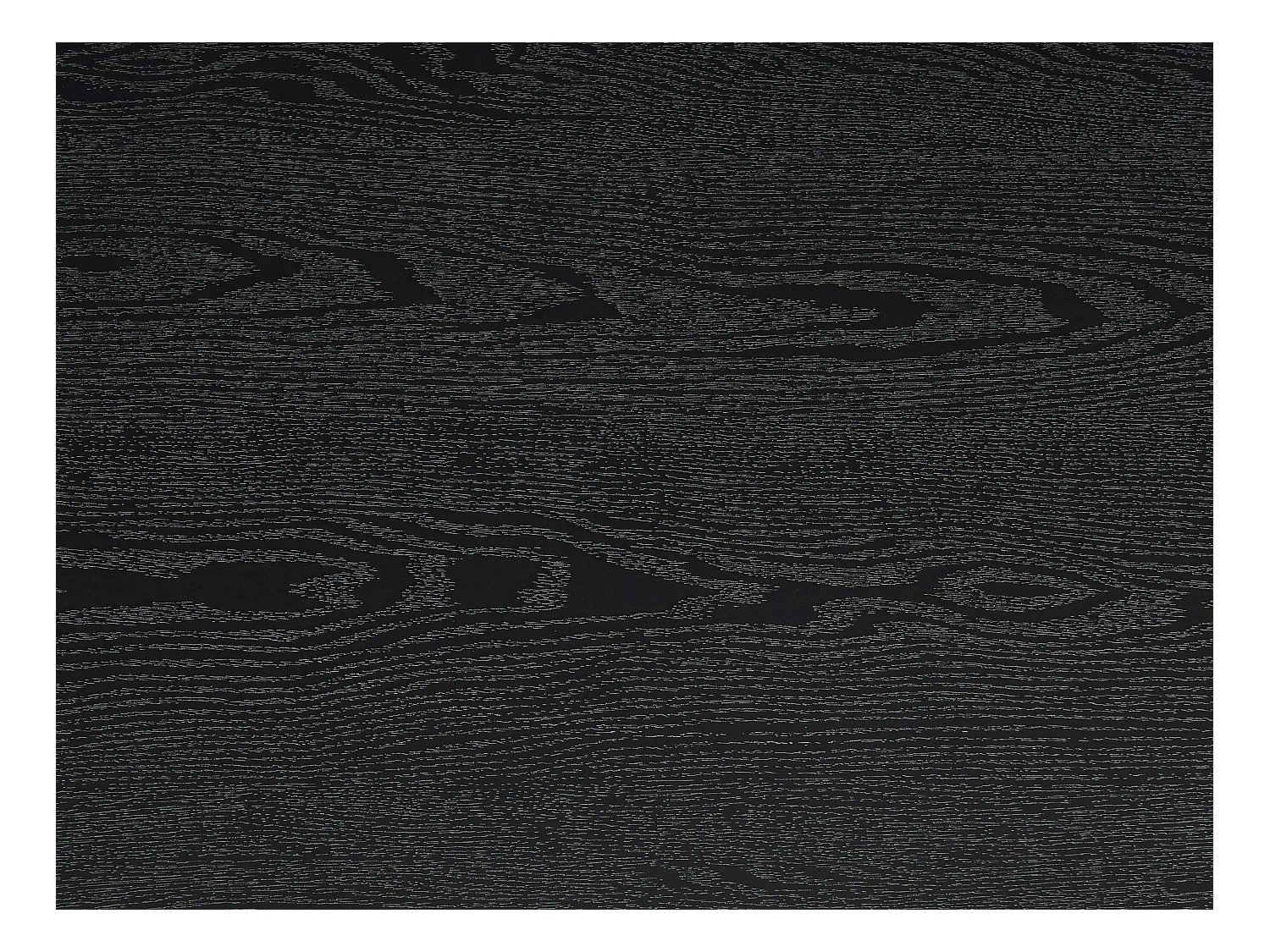 Mesa de comedor extensible 6 a 10 cubiertos de MDF y metal - Negro - CATONAV