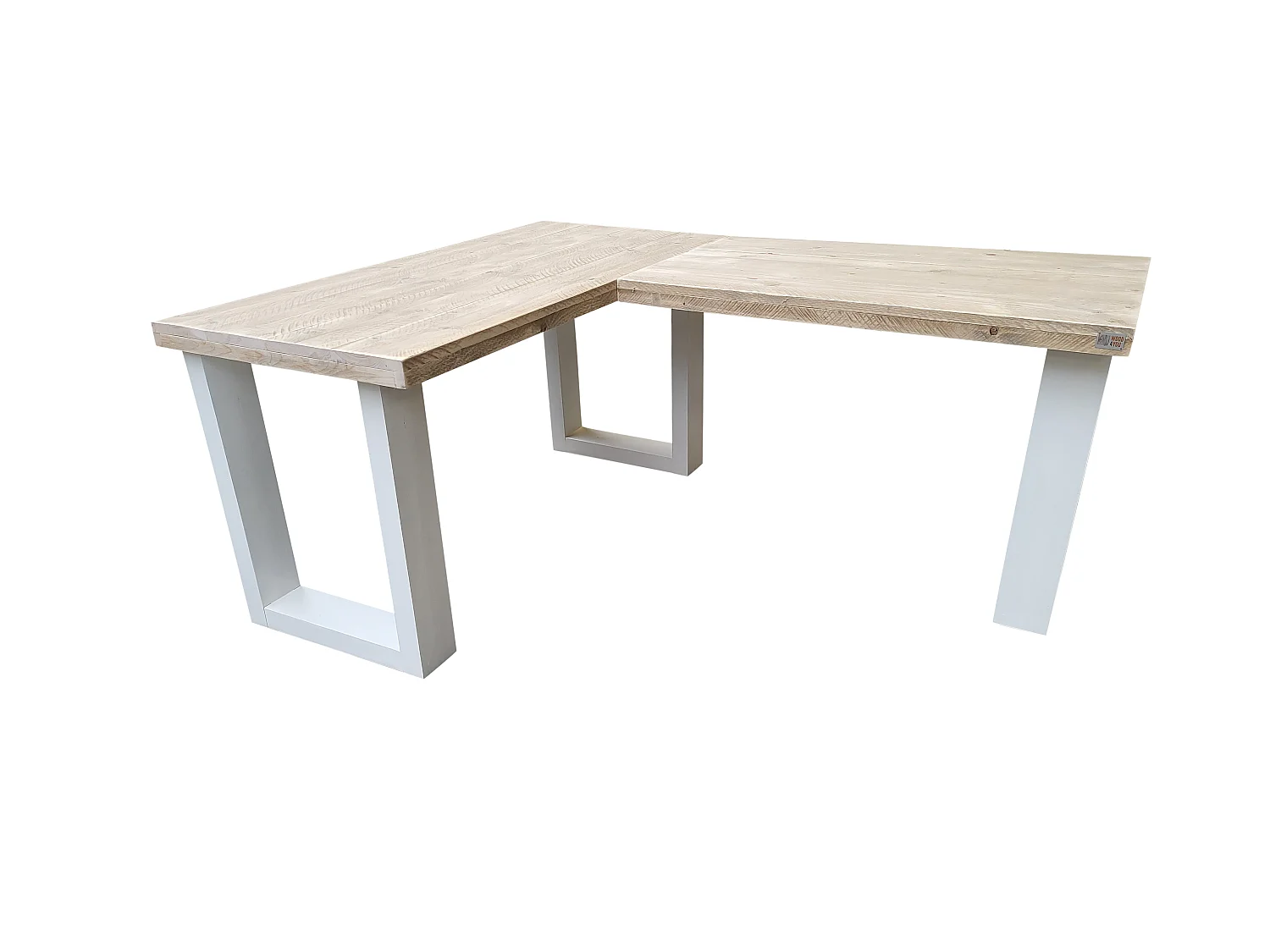 Wood4you - Bureau d'angle - New england bois massif 180/130