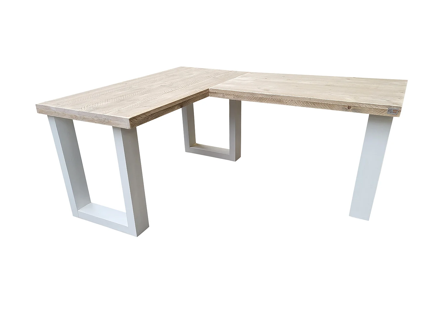 Wood4you - Bureau d'angle - New england bois massif 180/130