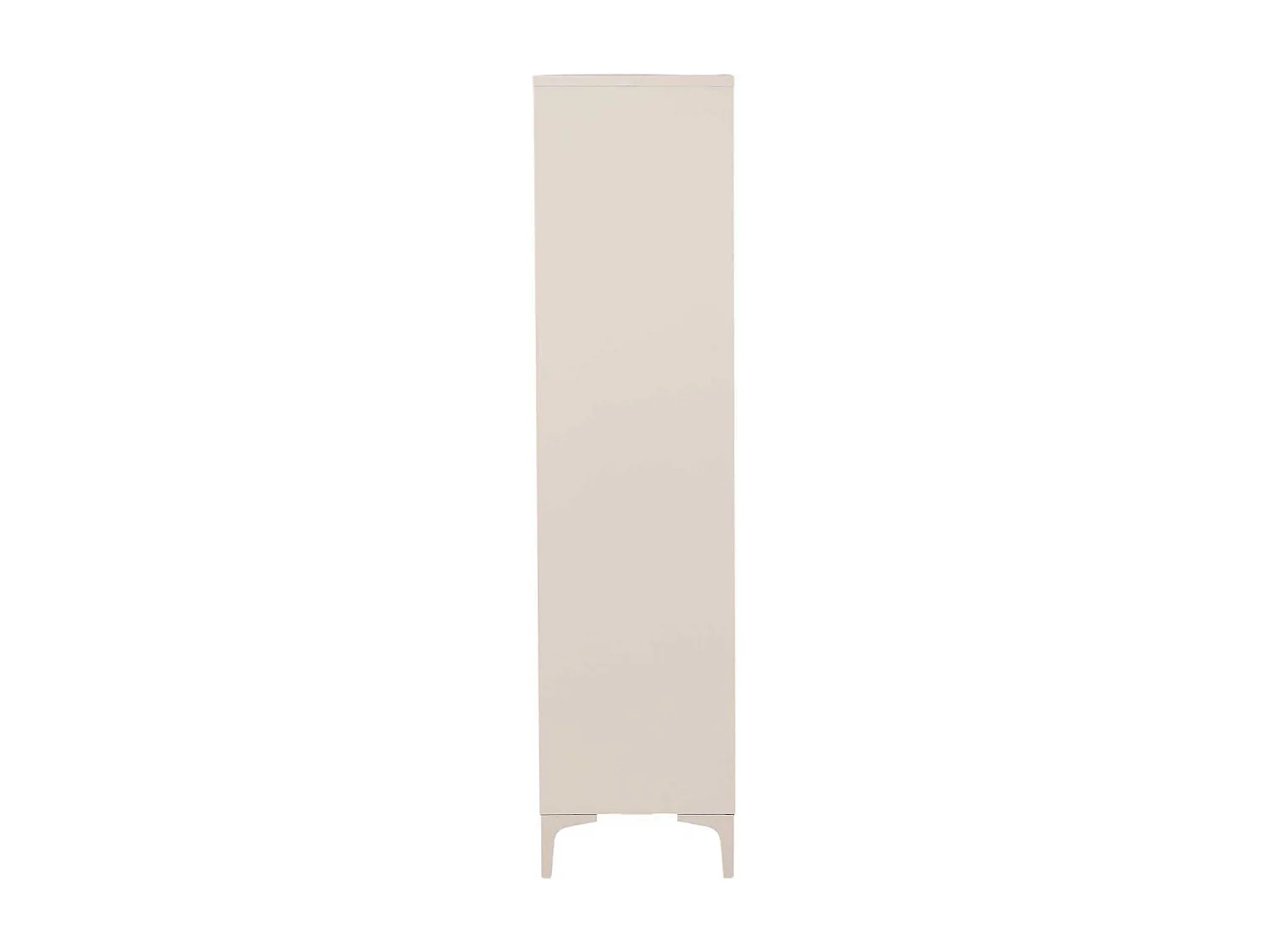 Armoire Design 2 Portes "Piring" 85cm Beige