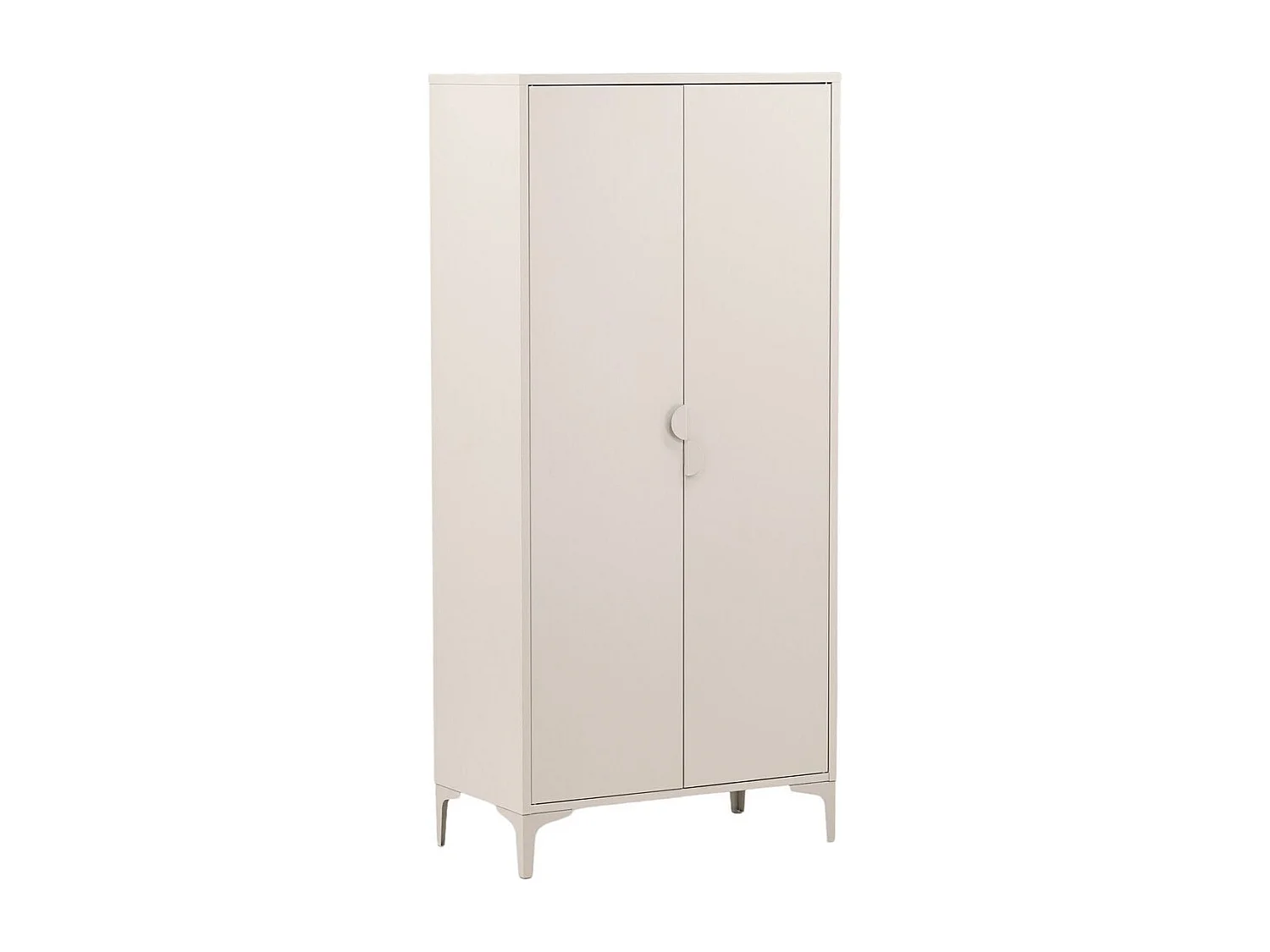 Armoire Design 2 Portes "Piring" 183cm Beige