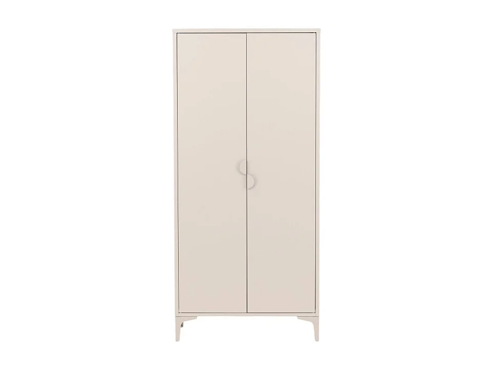 Armoire Design 2 Portes "Piring" 183cm Beige