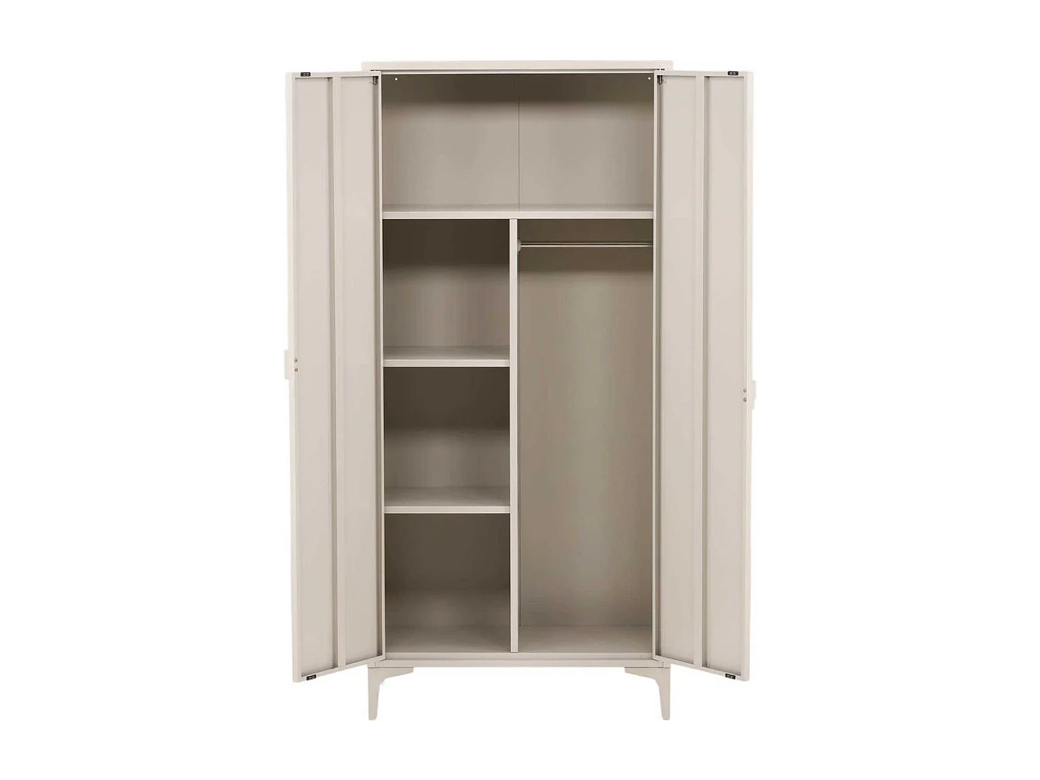Armoire Design 2 Portes "Piring" 183cm Beige