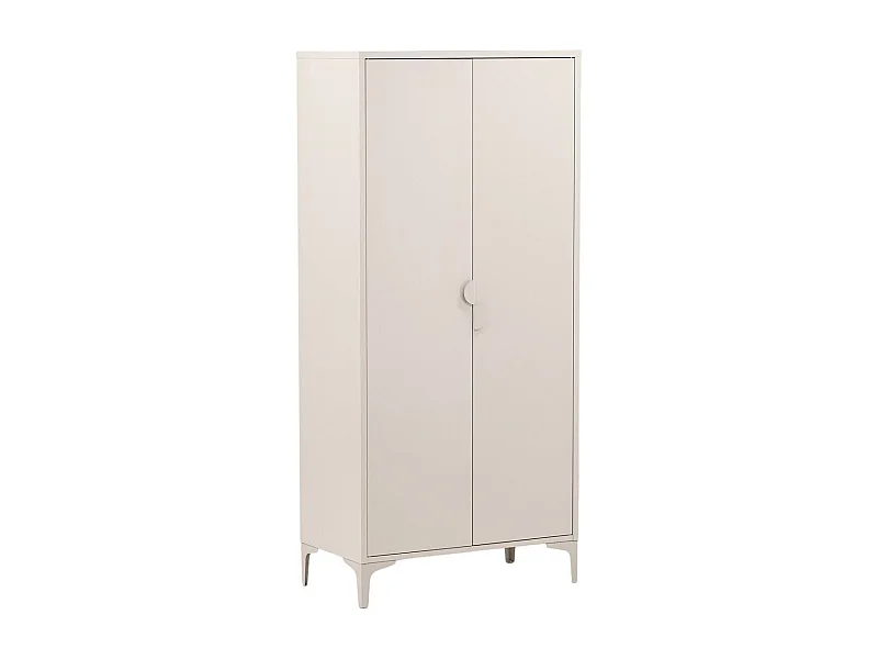 Armoire Design 2 Portes "Piring" 183cm Beige