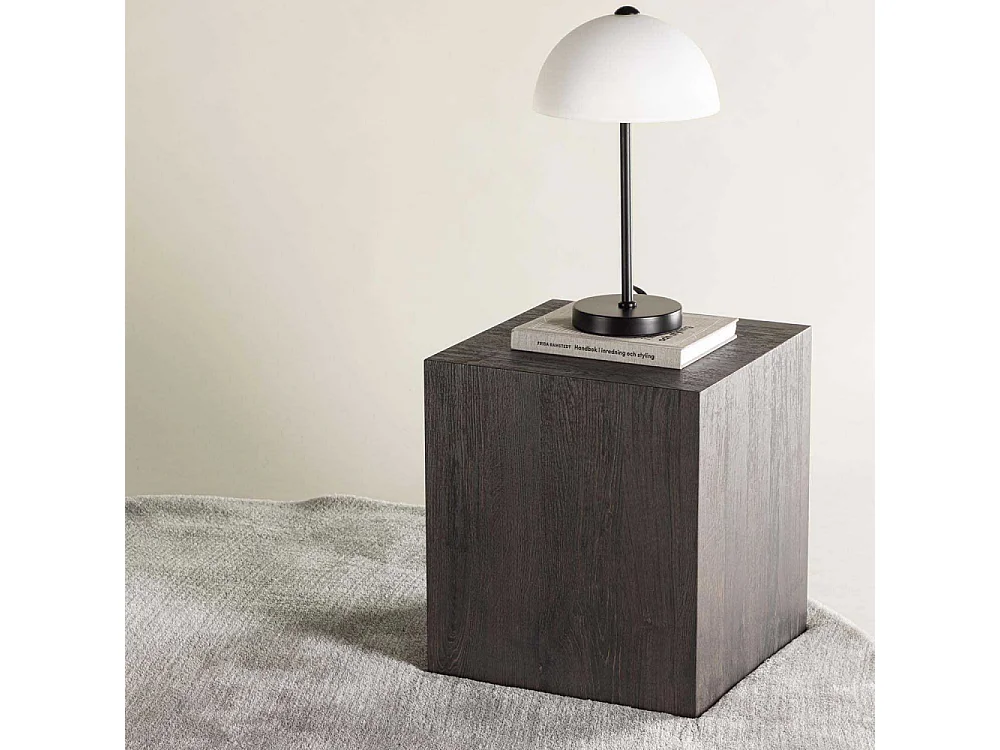 Table d'Appoint "York" 45cm Marron Foncé