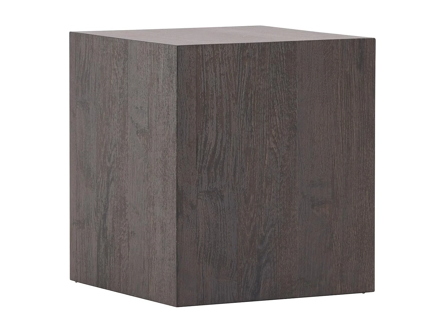 Table d'Appoint "York" 45cm Marron Foncé