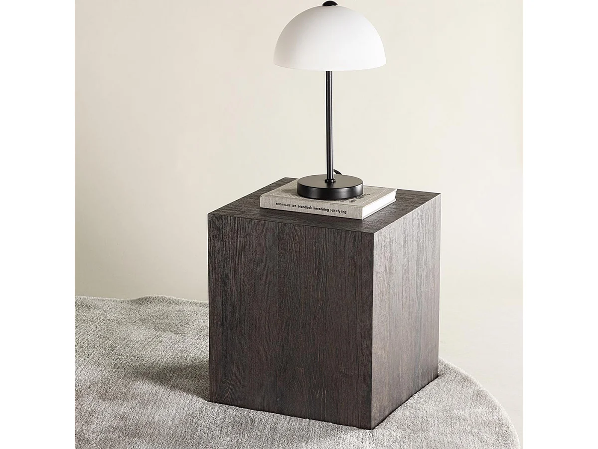 Table d'Appoint "York" 45cm Marron Foncé