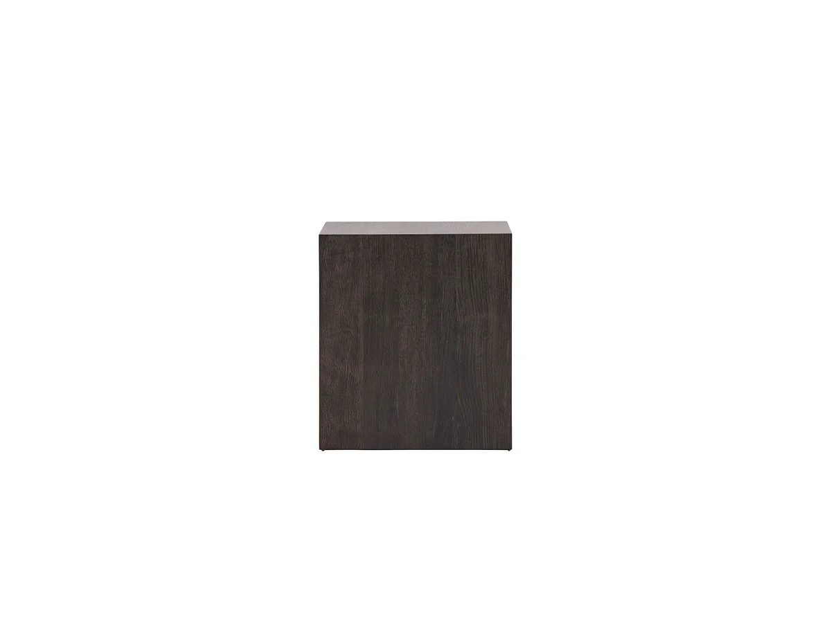 Table d'Appoint "York" 45cm Marron Foncé