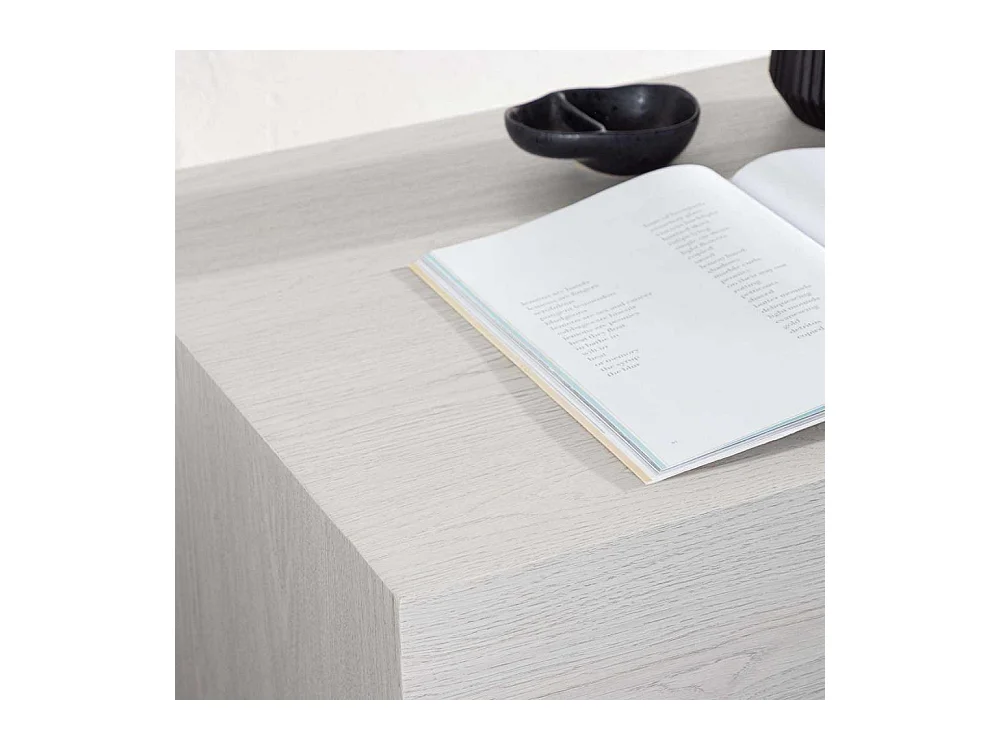 Table Basse "York" 80cm Blanc