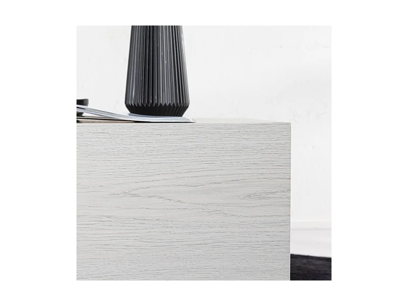 Table Basse "York" 80cm Blanc