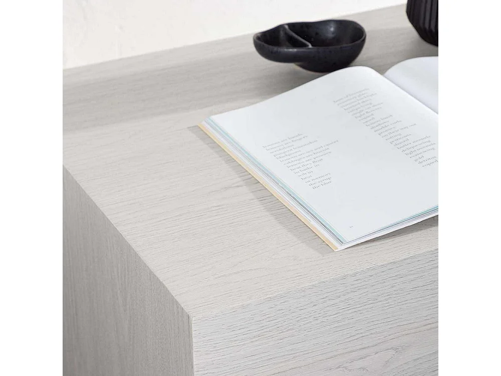 Table Basse "York" 80cm Blanc