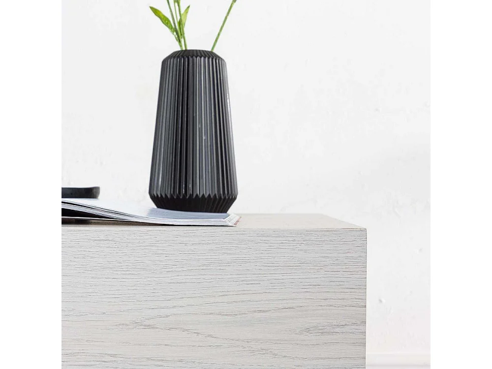 Table Basse "York" 80cm Blanc