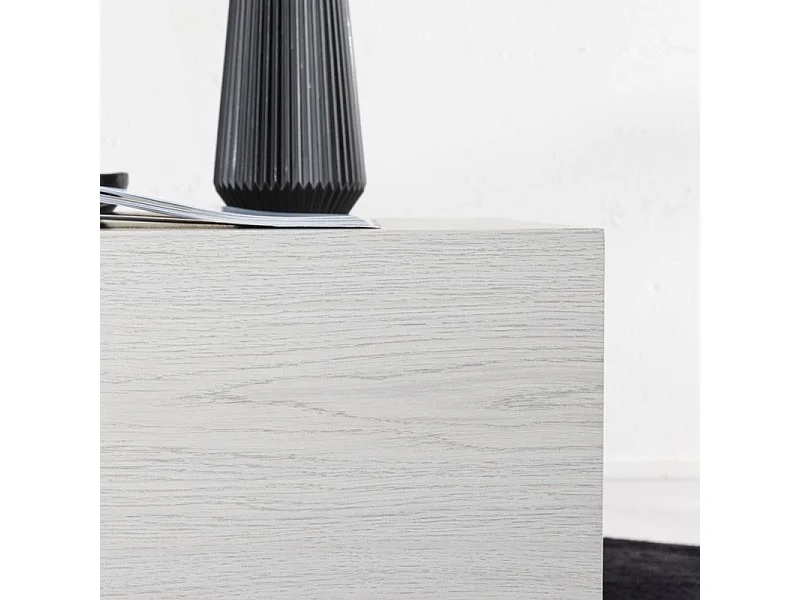 Table Basse "York" 80cm Blanc