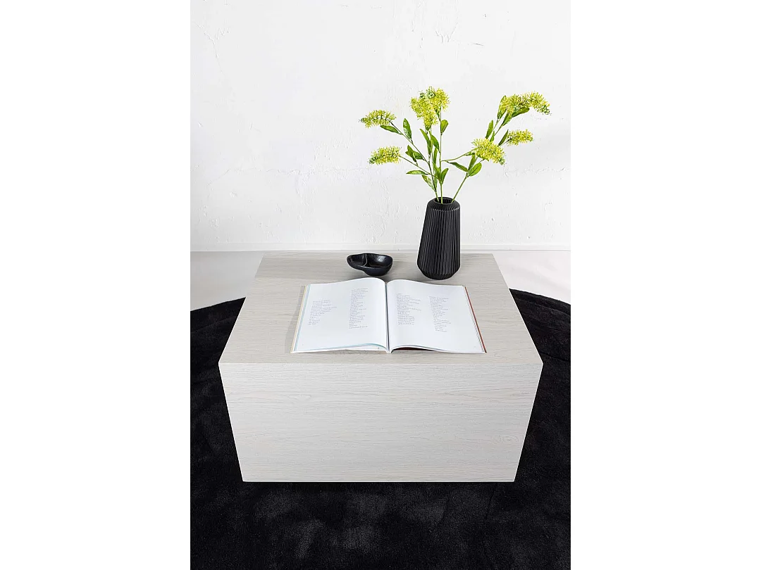 York table basse whitewash.