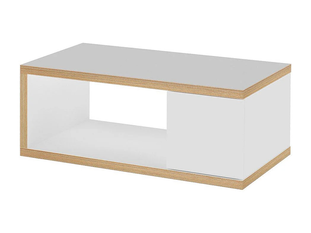 Table basse BERLIN chêne et blanc