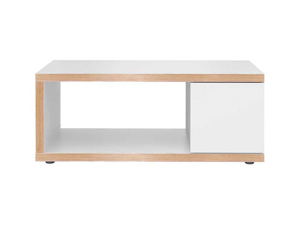 Table basse BERLIN chêne et blanc