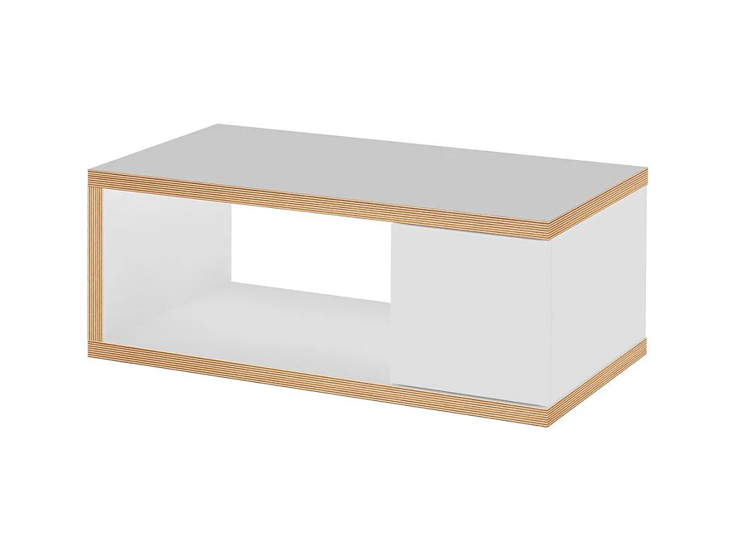 Table basse BERLIN chêne et blanc