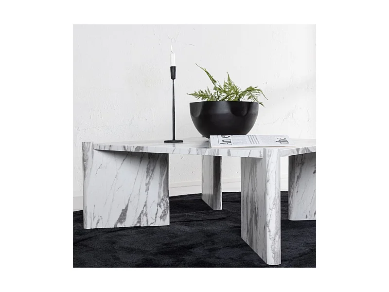 Rogaland Couchtisch weiß.