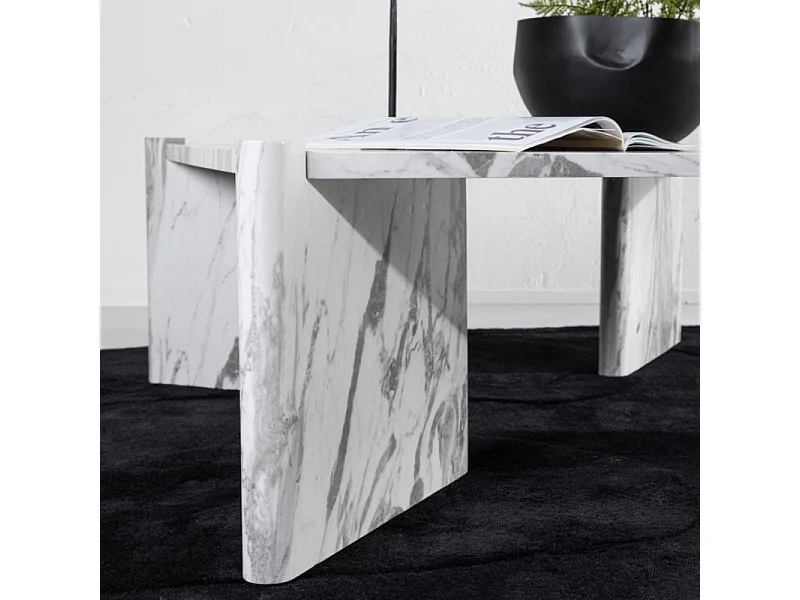 Rogaland salontafel wit.