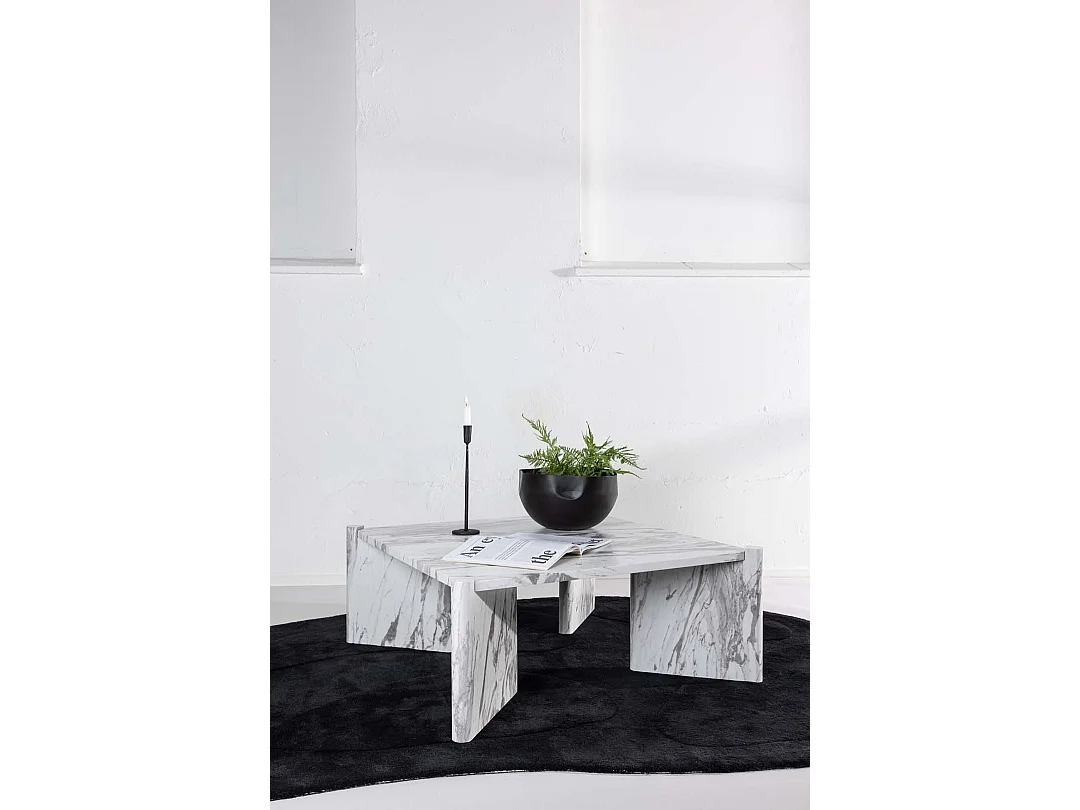 Rogaland salontafel wit.