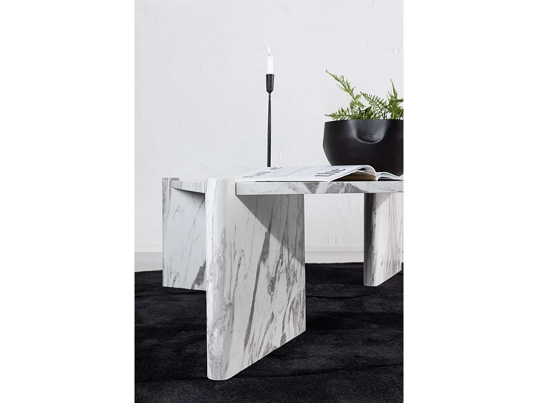 Rogaland salontafel wit.