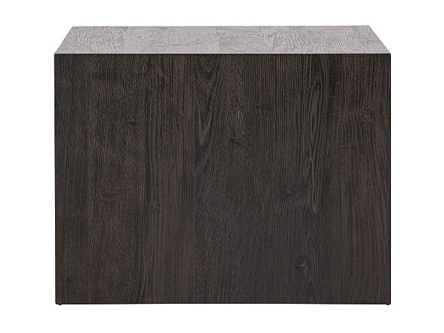 Table Basse "York" 80cm Marron Foncé