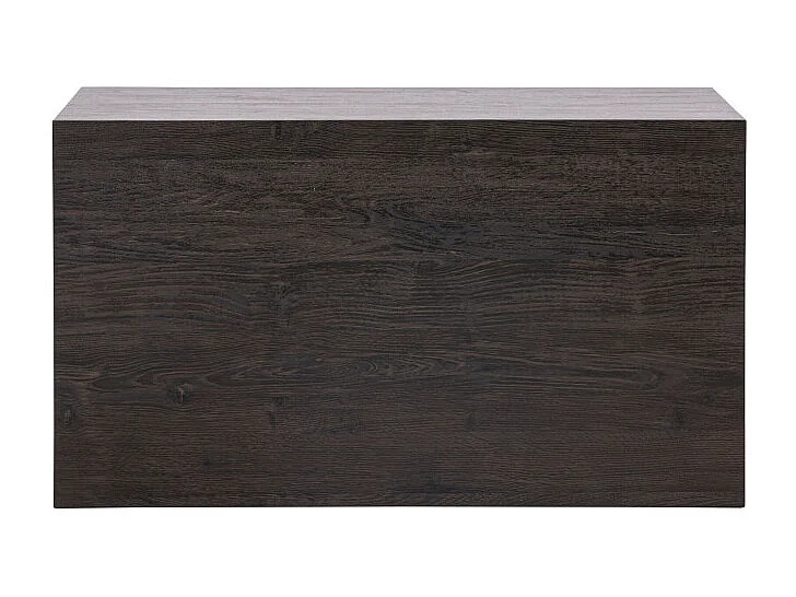 Table Basse "York" 80cm Marron Foncé