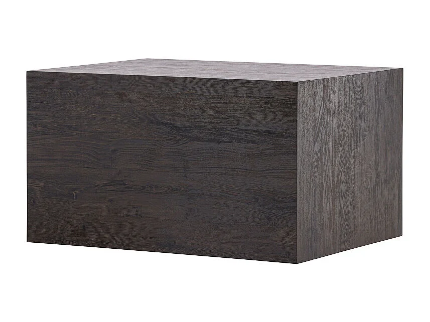 Table Basse "York" 80cm Marron Foncé