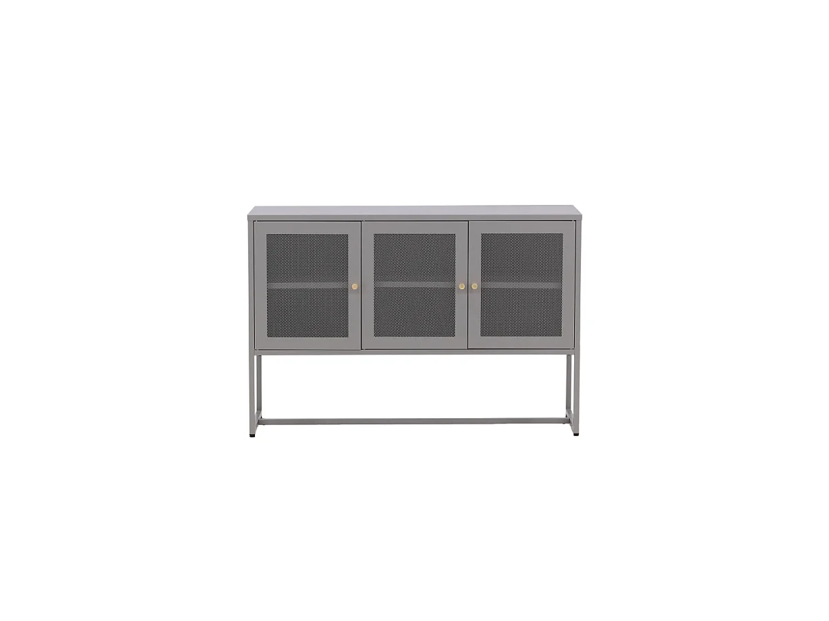 Malla dressoir 3 deuren lichtgrijs.