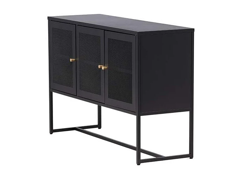 Credenza Malla 3 ante nera.