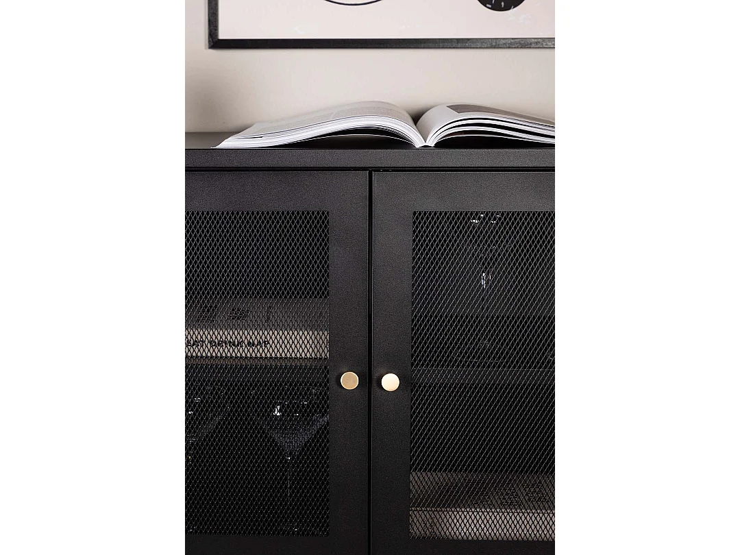 Credenza Malla 3 ante nera.
